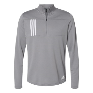 Adidas 3-Stripes Double Knit Quarter-Zip Pullover